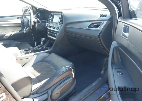 2018 Hyundai Sonata Sport из США, поврежденный, VIN 5NPE34AF9JH675373